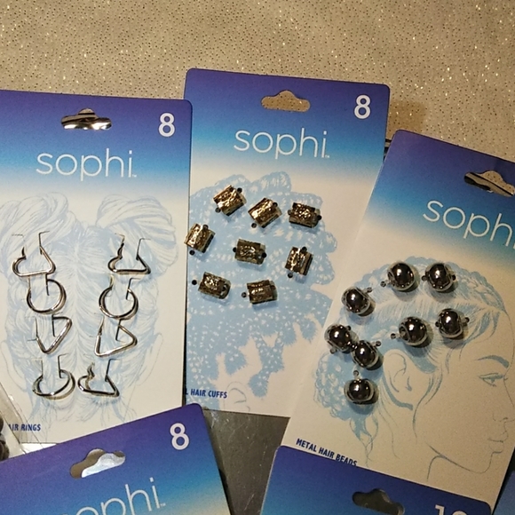 👑NWT 5 PIECE HAIR CHARMS ACCESSORY SETS - Picture 2 of 8
